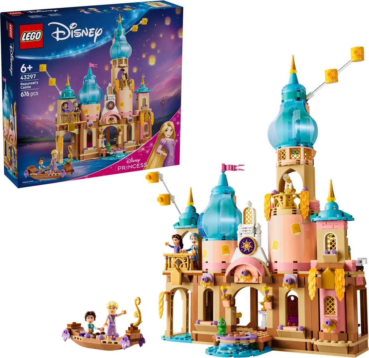 LEGO Disney 43297 Rapunzel's Castle set, image 4