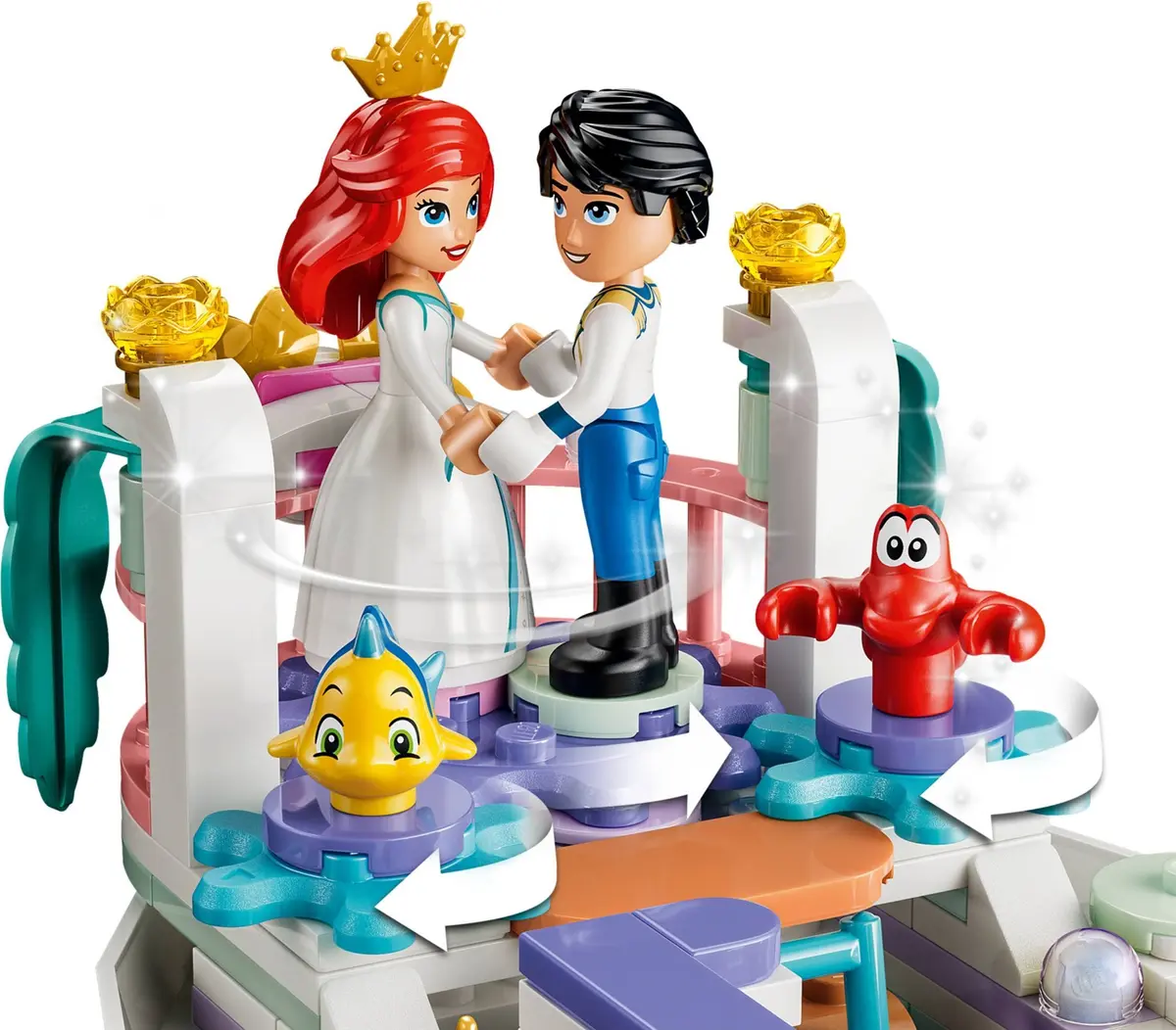 LEGO Disney 43299 Ariel's Royal Wedding Boat set, image 14