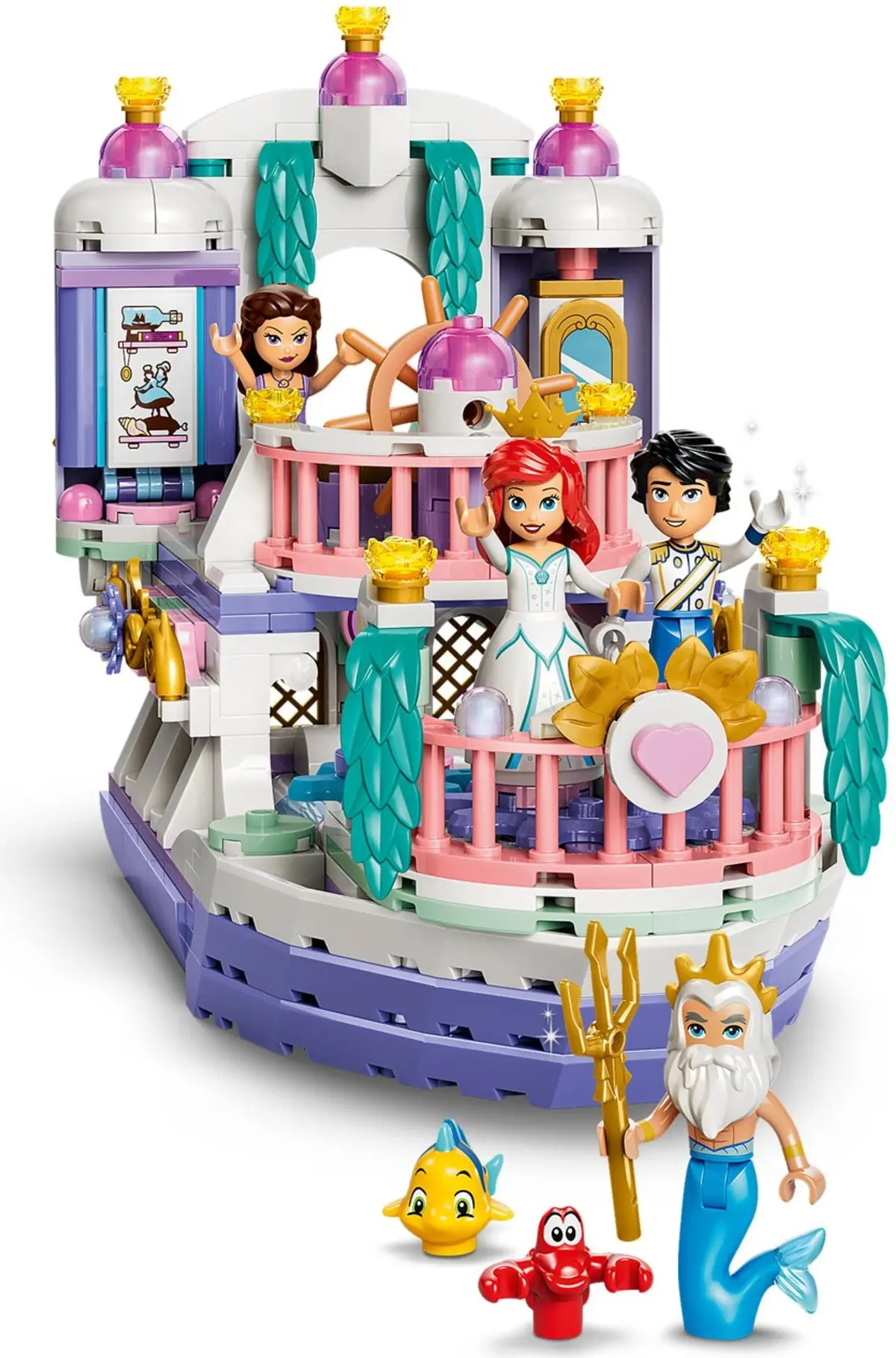 LEGO Disney 43299 Ariel's Royal Wedding Boat set, image 11