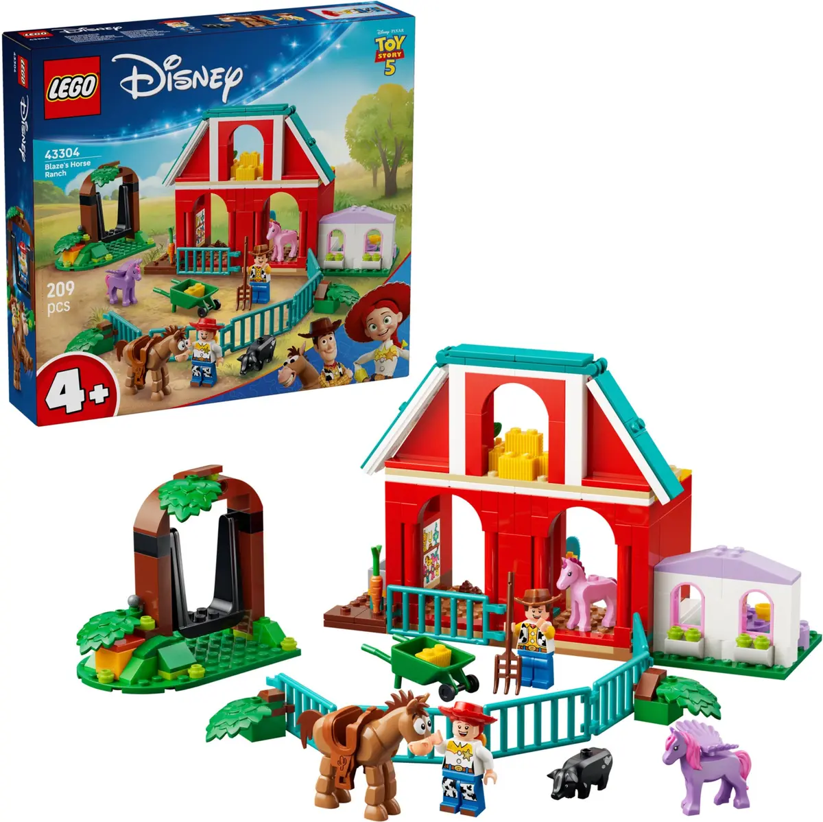 LEGO Disney 43304 Blaze's Horse Ranch set, image 3