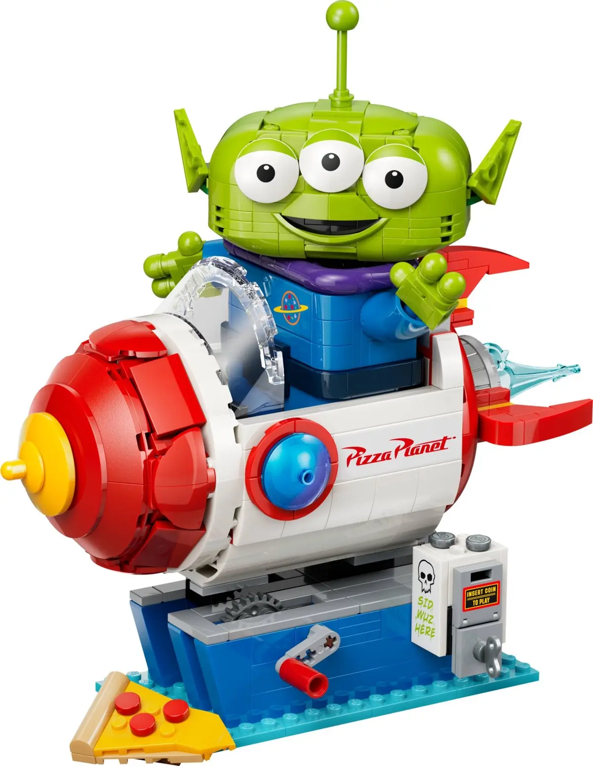 LEGO Disney 43307 Alien with Pizza Planet Rocket Ride set, image 9