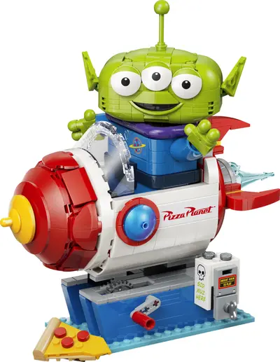 LEGO Disney 43307 Alien with Pizza Planet Rocket Ride set