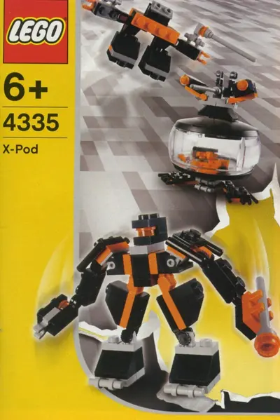 LEGO Creator 4335 Black Robot Pod set