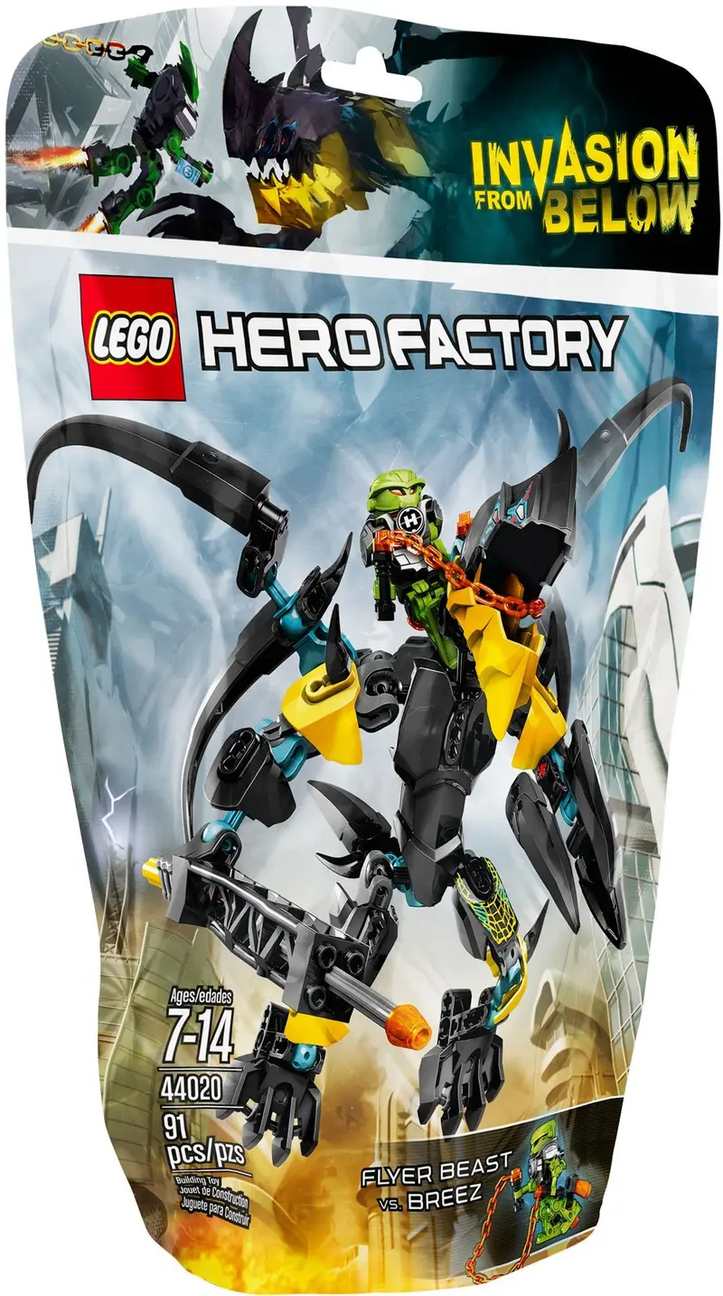 LEGO HERO Factory 44020 FLYER Beast vs. BREEZ set, image 2