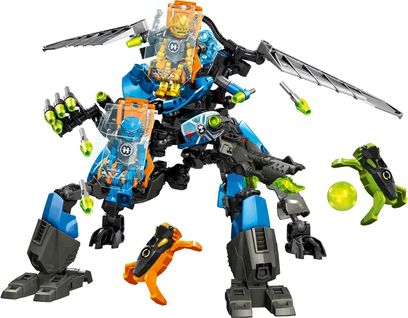 LEGO HERO Factory 44028 SURGE & ROCKA Combat Machine set