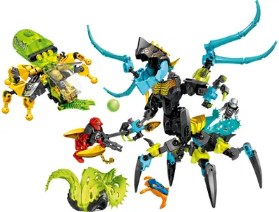 LEGO HERO Factory 44029 QUEEN Beast vs. FURNO, EVO & STORMER set