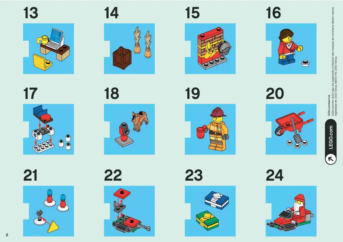 LEGO City 4428 LEGO City Advent Calendar set, image 3