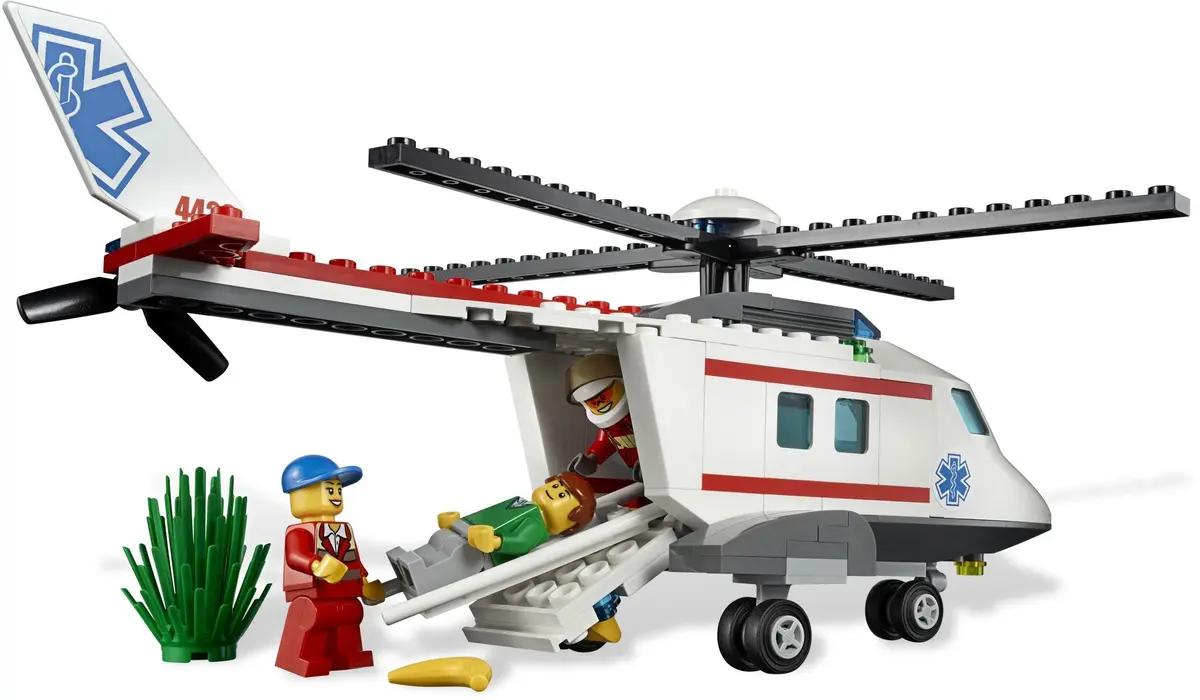 LEGO City 4429 Helicopter Rescue set, image 4