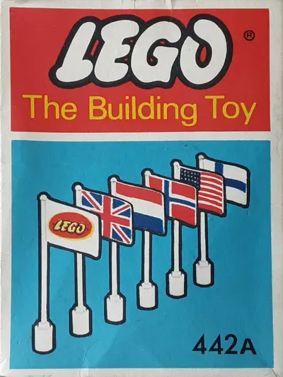 LEGO System 442A International Flags (The Building Toy) set