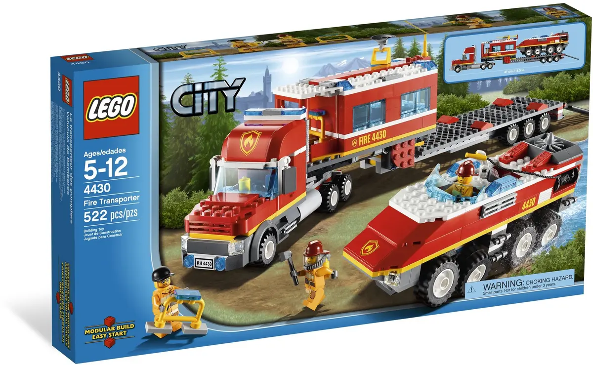 LEGO City 4430 Fire Transporter set, image 11