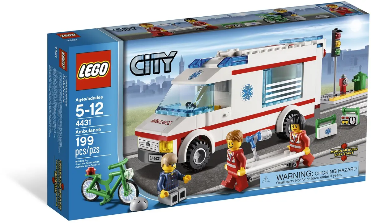 LEGO City 4431 Ambulance set, image 2