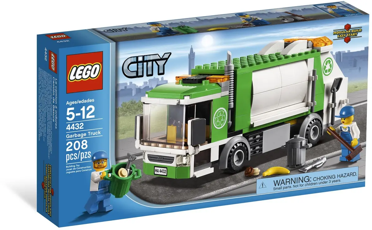 LEGO City 4432 Garbage Truck set, image 2