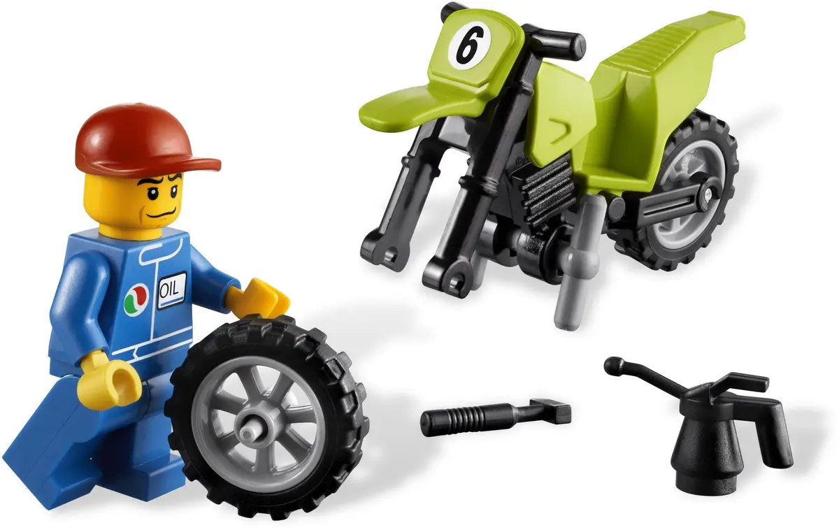 LEGO City 4433 Dirt Bike Transporter set, image 13