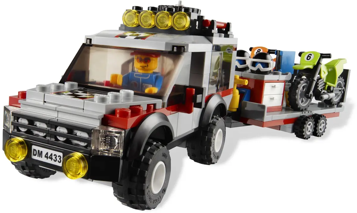 LEGO City 4433 Dirt Bike Transporter set, image 11