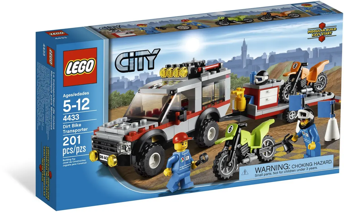 LEGO City 4433 Dirt Bike Transporter set, image 10