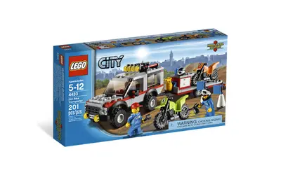 LEGO City 4433 Dirt Bike Transporter set, image 4