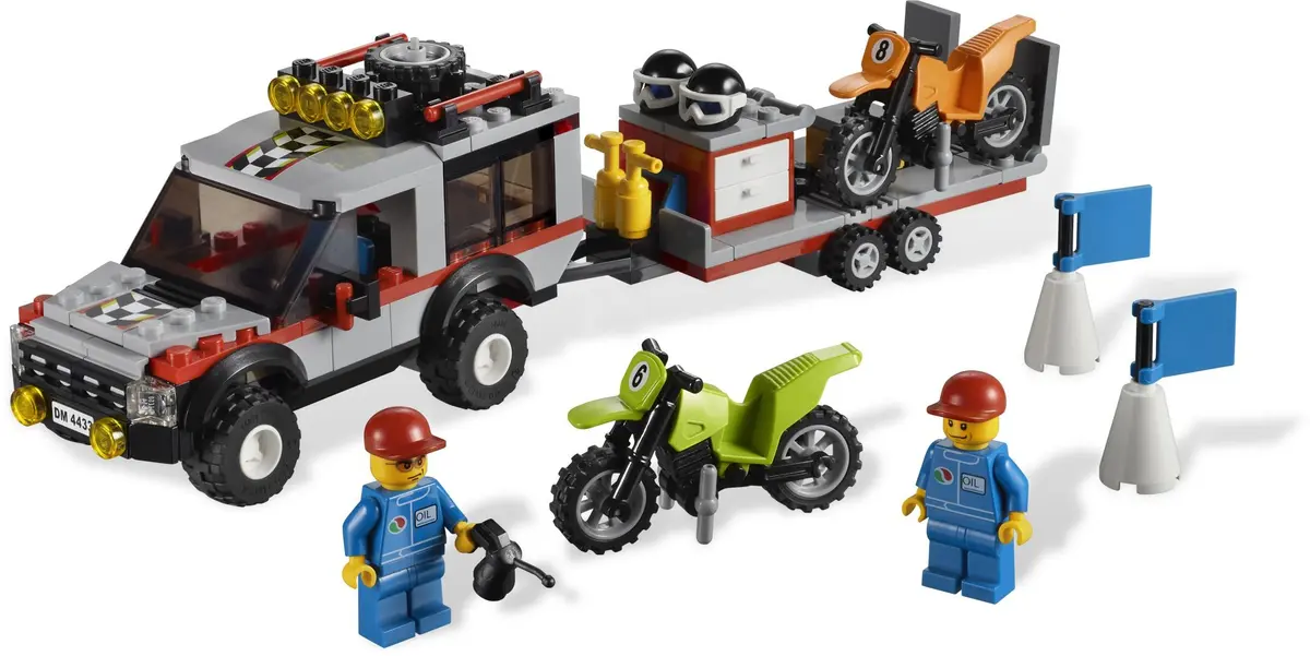 LEGO City 4433 Dirt Bike Transporter set