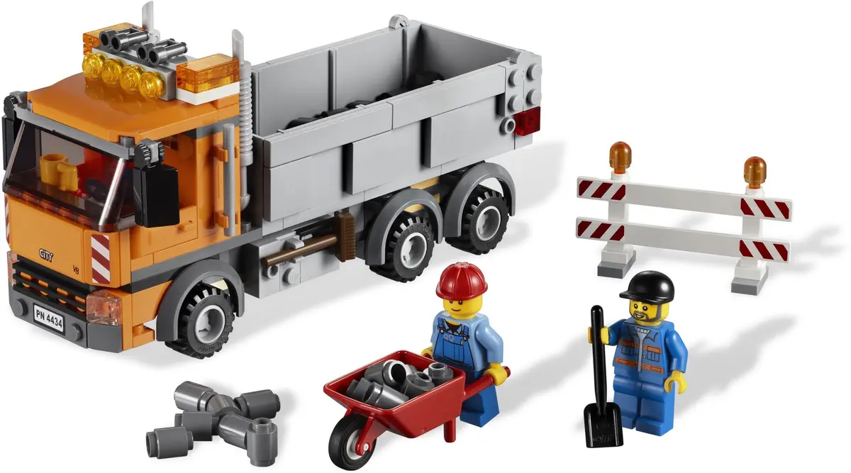 LEGO City 4434 Dump Truck set