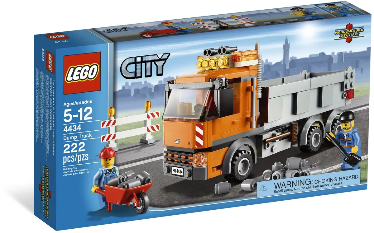 LEGO City 4434 Dump Truck set, image 8