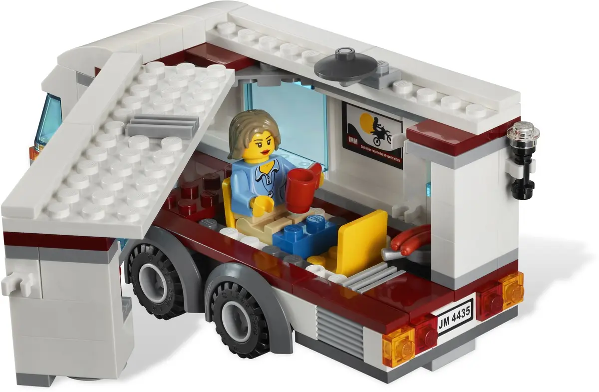 LEGO City 4435 Car and Caravan set, image 6