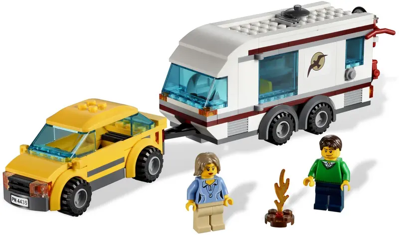 LEGO City 4435 Car and Caravan set
