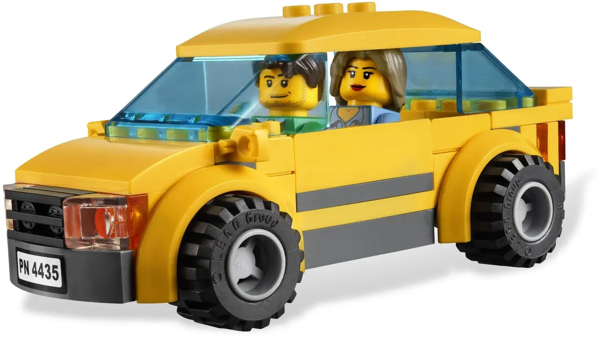 LEGO City 4435 Car and Caravan set, image 4