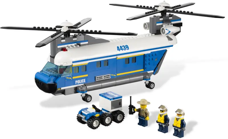LEGO City 4439 Heavy-Lift Helicopter set