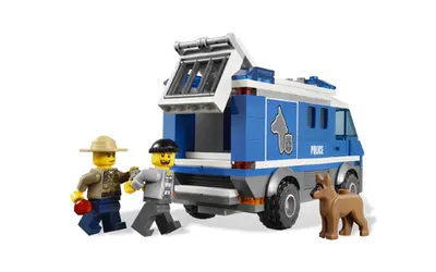 LEGO City 4441 Police Dog Van set, image 7