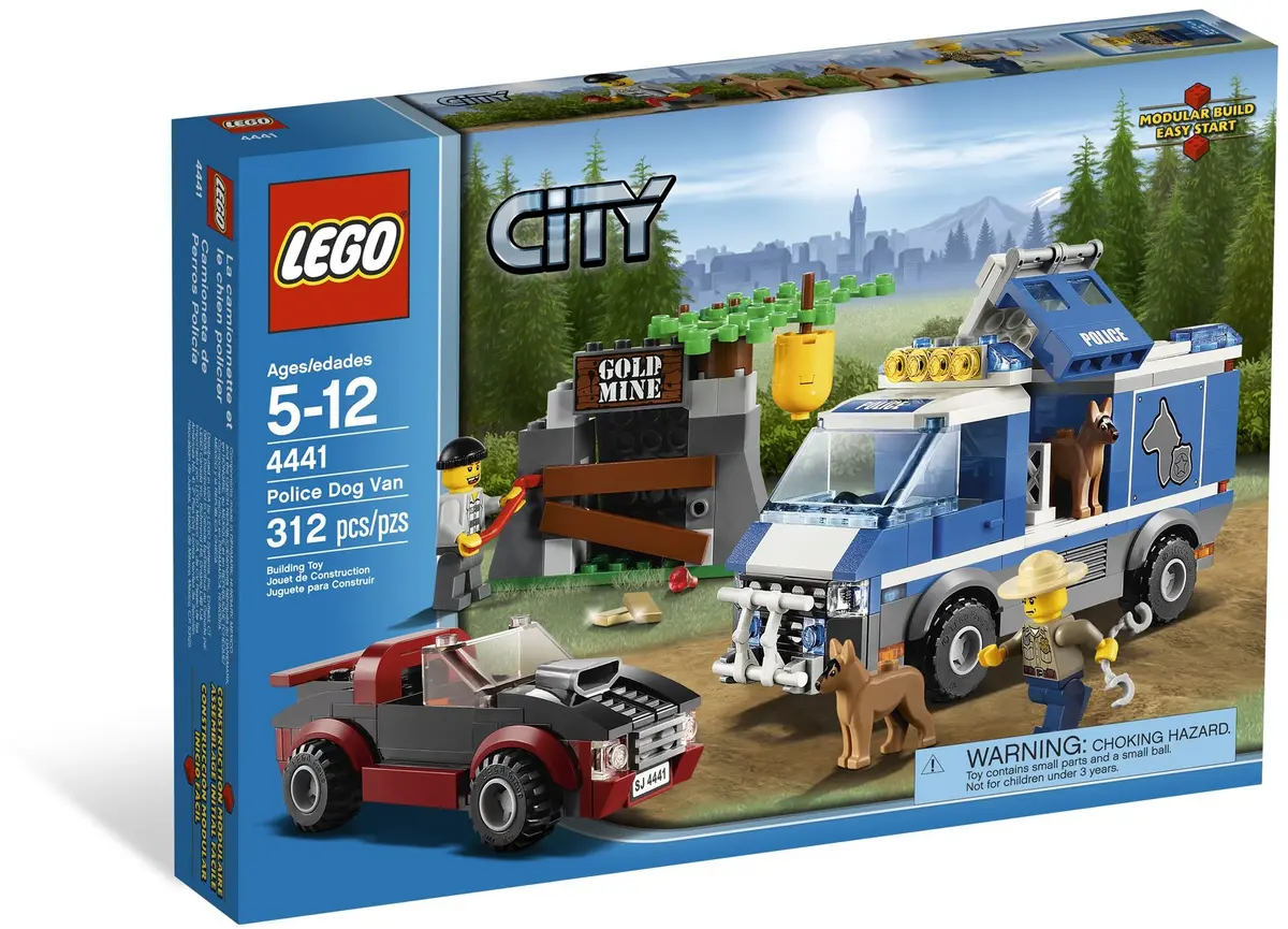 LEGO City 4441 Police Dog Van set, image 11