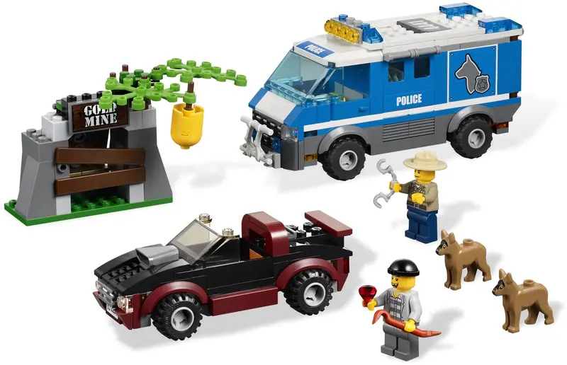 LEGO City 4441 Police Dog Van set