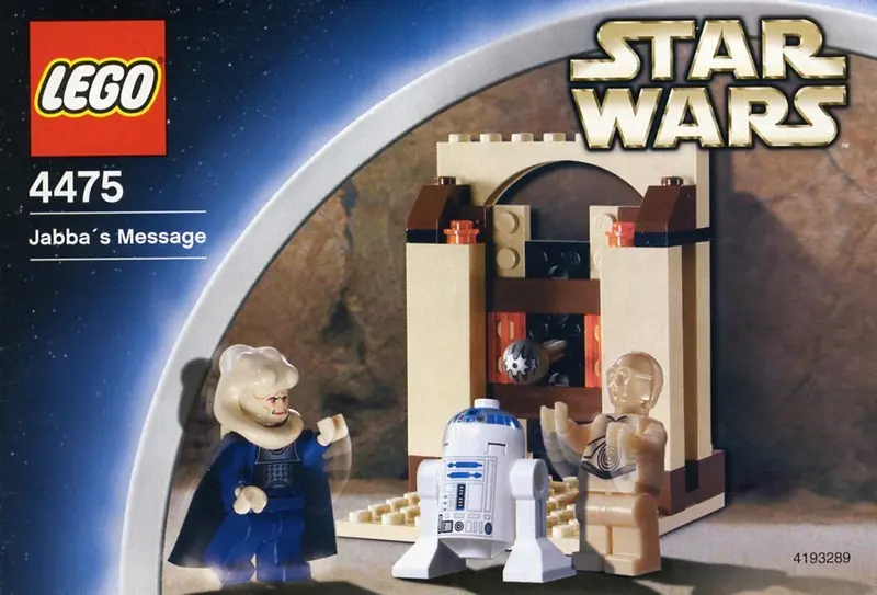 LEGO Star Wars 4475 Jabba's Message set
