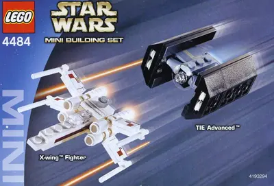 LEGO Star Wars 4484 X-wing Fighter & TIE Advanced set