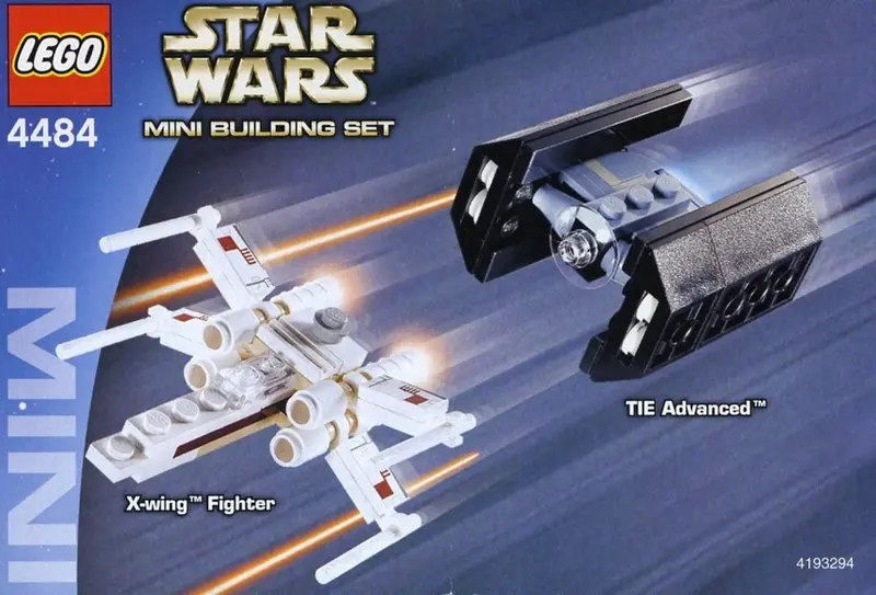 LEGO Star Wars 4484 X-wing Fighter & TIE Advanced set