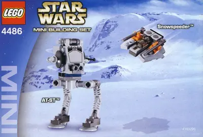 LEGO Star Wars 4486 AT-ST & Snowspeeder set