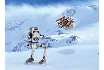 LEGO Star Wars 4486 AT-ST & Snowspeeder set, image 3