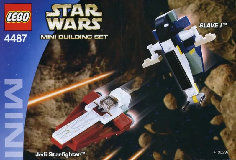 LEGO Star Wars 4487 Jedi Starfighter & Slave I set