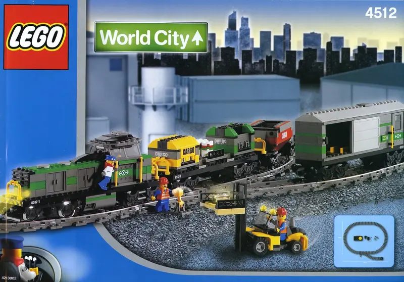LEGO World City 4512 Cargo Train set