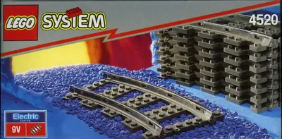 LEGO Trains 4520 Curved Rails set