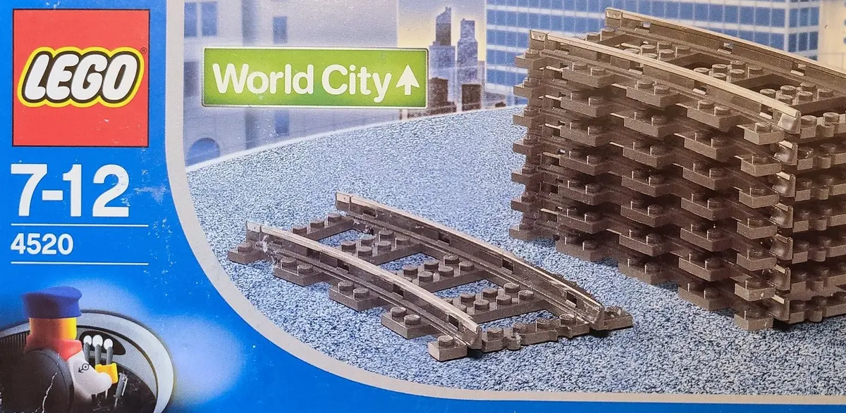 LEGO Trains 4520 Curved Rails set, image 2