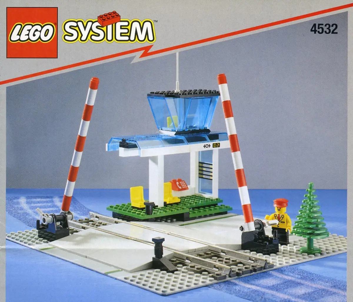 LEGO Trains 4532 Manual Level Crossing set