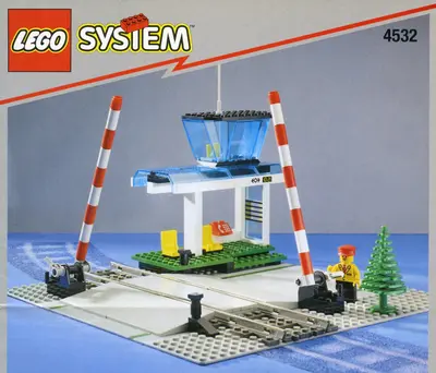 LEGO Trains 4532 Manual Level Crossing set