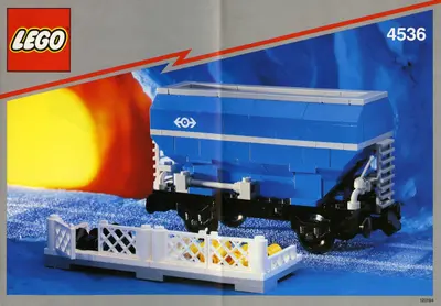 LEGO Trains 4536 Blue Hopper Car set