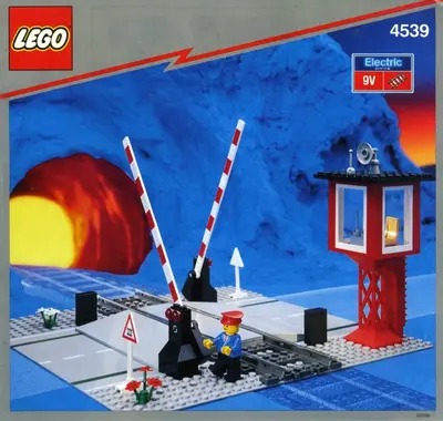 LEGO Trains 4539 Manual Level Crossing set