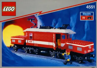 LEGO Trains 4551 Crocodile Locomotive set