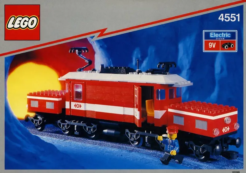 LEGO Trains 4551 Crocodile Locomotive set
