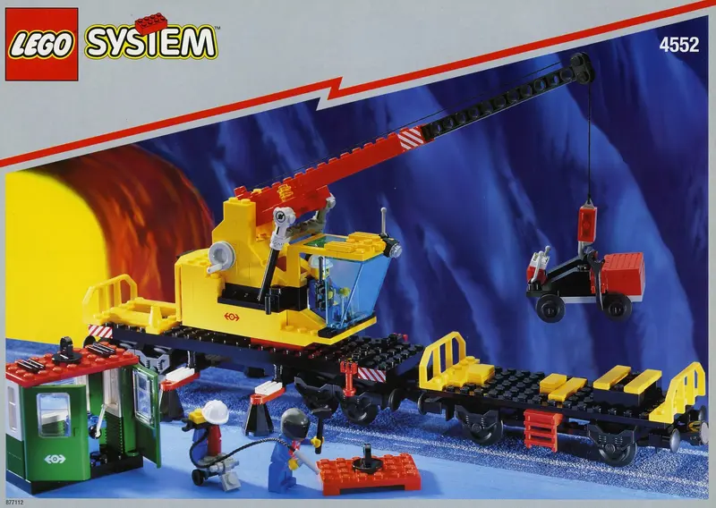 LEGO Trains 4552 Cargo Crane set
