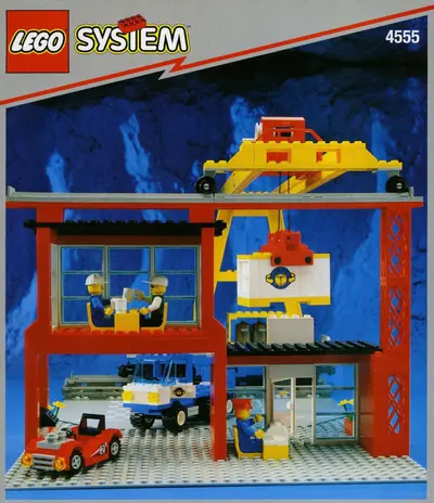 LEGO Trains 4555 Cargo Station set