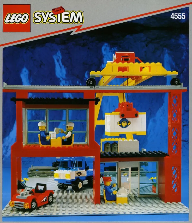 LEGO Trains 4555 Cargo Station set
