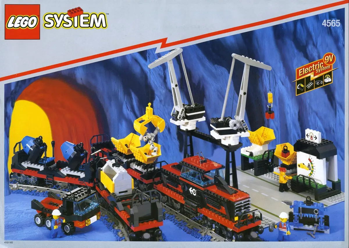 LEGO Trains 4565 Freight and Crane Railway set