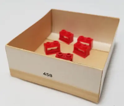 LEGO System 458 1 x 2 x 1 Window, Red or White set